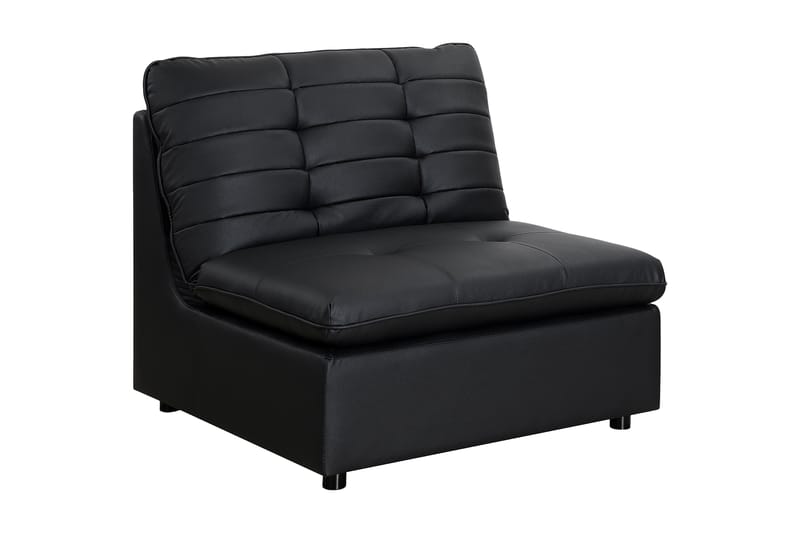 ARROCERA 1,5-sits Mittmodul Konstläder/Svart - Mittmodul