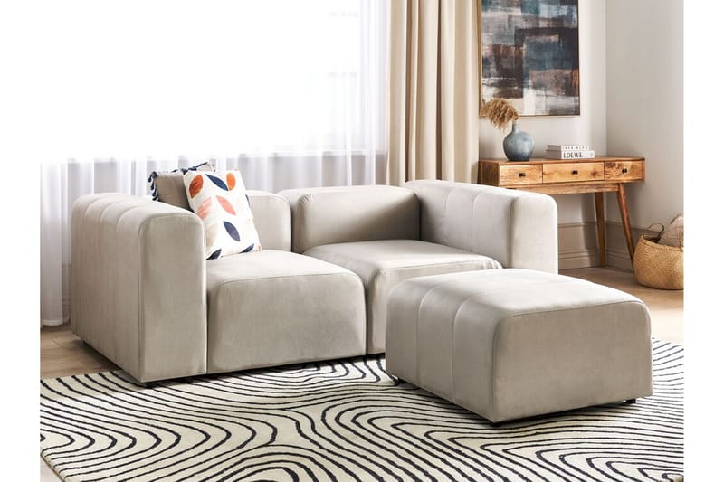 Brenden Modulsoffa 2-sits - Beige - Möbler - Vardagsrum - Soffor - Modulsoffor - Komplett modulsoffa