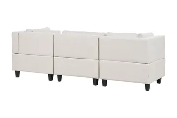 Buck Modulsoffa 3-sits - Beige/Svart - Möbler - Vardagsrum - Soffor - Modulsoffor - Komplett modulsoffa