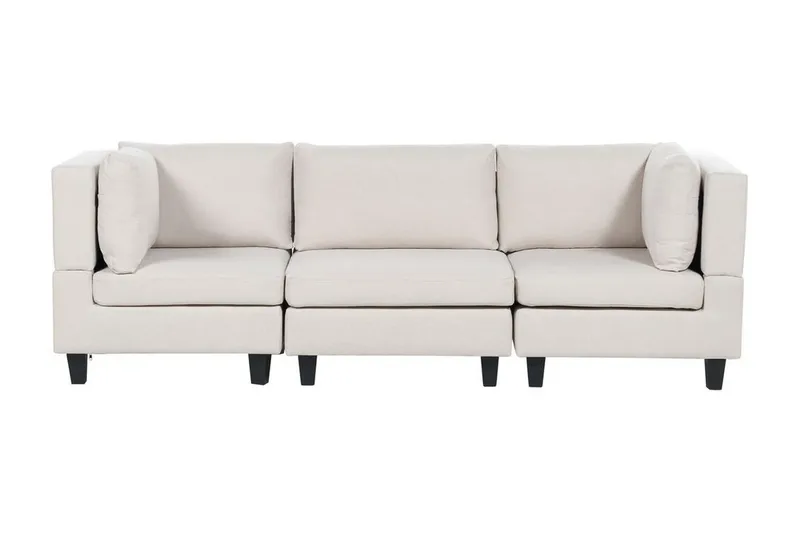Buck Modulsoffa 3-sits, Beige/Svart