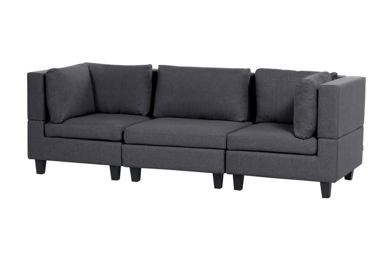 Buck Modulsoffa 3-sits - Grå/Svart - Möbler - Vardagsrum - Soffor - Modulsoffor - Komplett modulsoffa