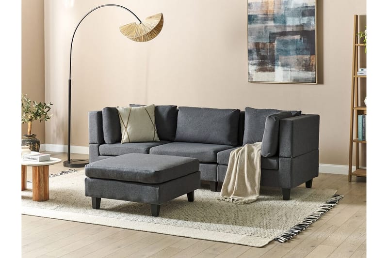 Buck Modulsoffa 3-sits - Grå/Svart - Möbler - Vardagsrum - Soffor - Modulsoffor - Komplett modulsoffa