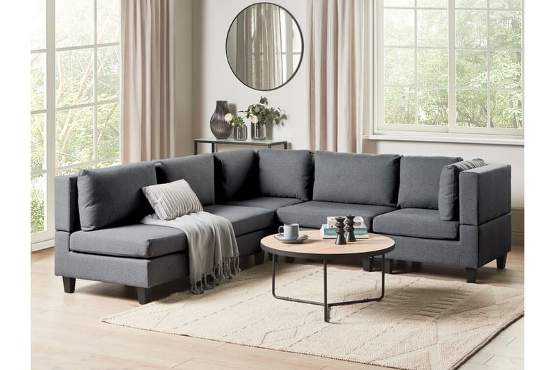 Buck Modulsoffa 5-sits - Grå - Möbler - Vardagsrum - Soffor - Modulsoffor - Komplett modulsoffa