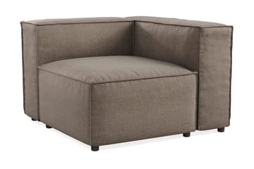Cubo 1-sits Högermodul i Tyg 108 cm bred - Grå - Möbler - Vardagsrum - Soffor - Modulsoffor - Hörnmodul