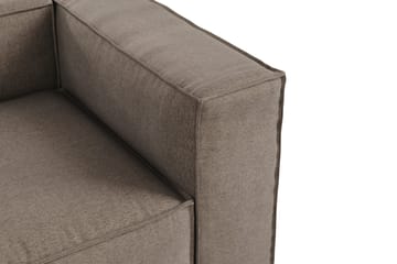 Cubo 1-sits Högermodul i Tyg 108 cm bred - Grå - Möbler - Vardagsrum - Soffor - Modulsoffor - Hörnmodul