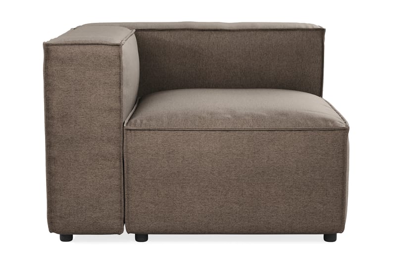 Cubo 1-sits Högermodul i Tyg 108 cm bred - Grå - Möbler - Vardagsrum - Soffor - Modulsoffor - Hörnmodul
