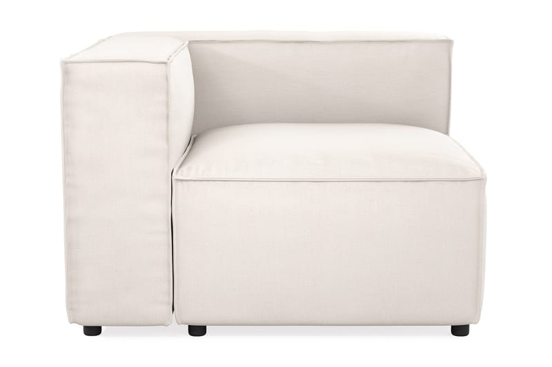 Cubo 1-sits Högermodul i Tyg 108 cm bred - Ljusbeige - Möbler - Vardagsrum - Soffor - Modulsoffor - Hörnmodul