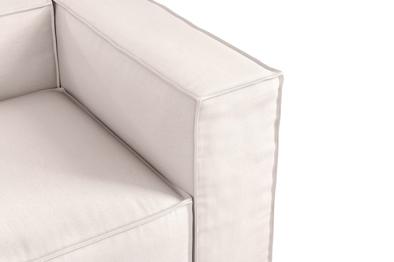 Cubo 1-sits Högermodul i Tyg 108 cm bred - Ljusbeige - Möbler - Vardagsrum - Soffor - Modulsoffor - Hörnmodul