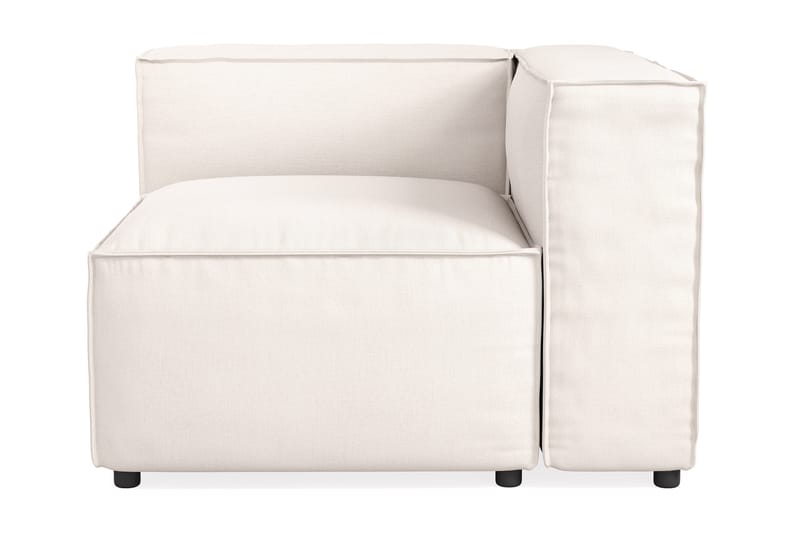 Cubo 1-sits Högermodul i Tyg 108 cm bred - Vit - Möbler - Vardagsrum - Soffor - Modulsoffor - Hörnmodul