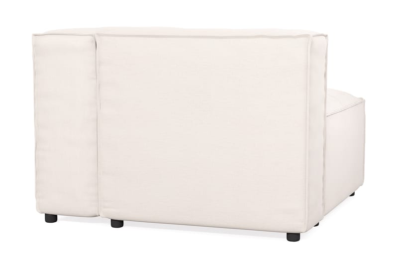 Cubo 1-sits Högermodul i Tyg 108 cm bred - Vit - Möbler - Vardagsrum - Soffor - Modulsoffor - Hörnmodul