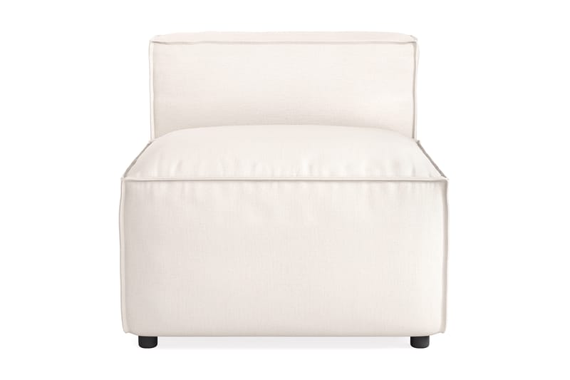 Cubo 1-sits Mittmodul i Tyg 80 cm bred - Ljusbeige - Möbler - Vardagsrum - Soffor - Modulsoffor - Mittmodul