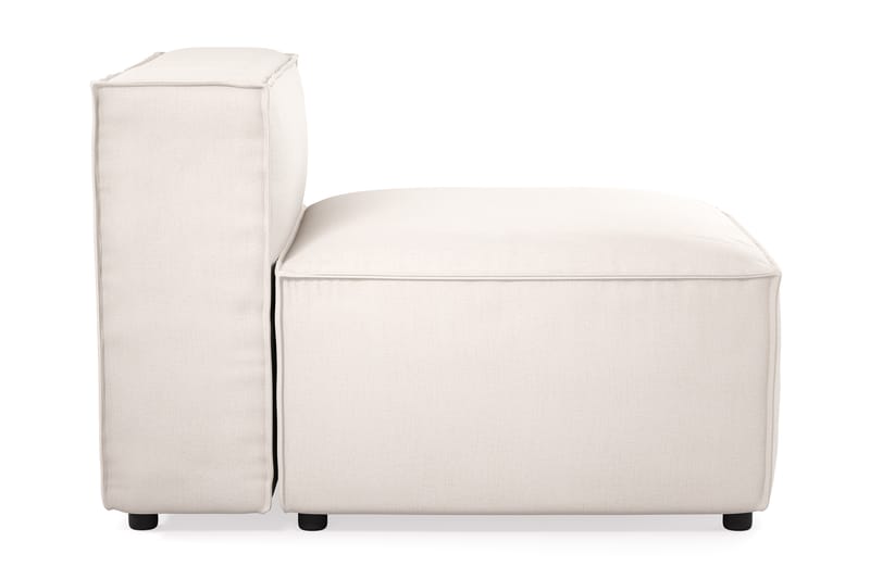 Cubo 1-sits Mittmodul i Tyg 80 cm bred - Ljusbeige - Möbler - Vardagsrum - Soffor - Modulsoffor - Mittmodul