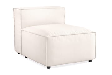 Cubo 1-sits Mittmodul i Tyg 80 cm bred - Ljusbeige - Möbler - Vardagsrum - Soffor - Modulsoffor - Mittmodul