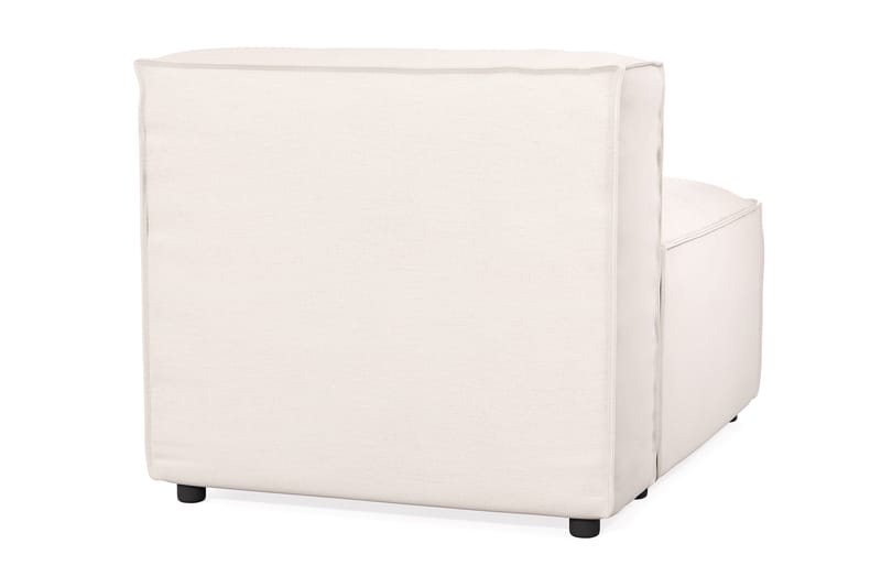 Cubo 1-sits Mittmodul i Tyg 80 cm bred - Vit - Möbler - Vardagsrum - Soffor - Modulsoffor - Mittmodul