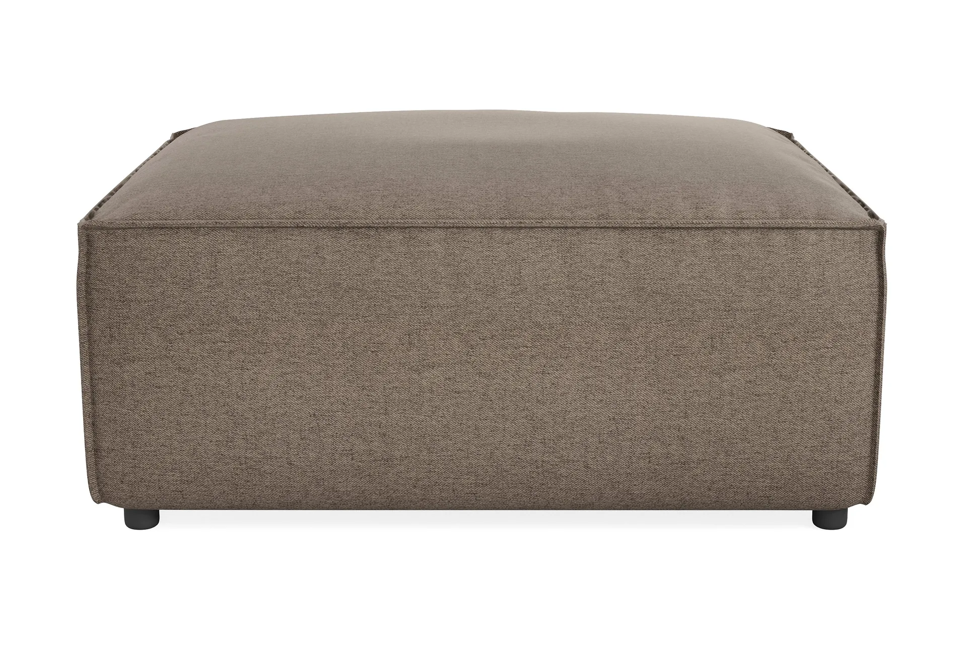 Cubo 1-sits  Rektangul&auml;r Fotpallsmodul i Tyg 80 cm bred - Gr&aring;