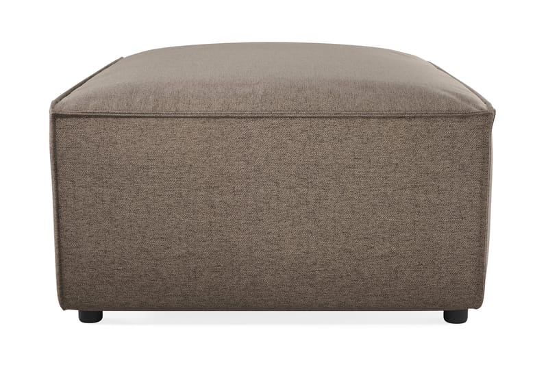 Cubo 1-sits  Rektangulär Fotpallsmodul i Tyg 80 cm bred - Grå - Möbler - Vardagsrum - Soffor - Modulsoffor - Övriga moduler till modulsoffa
