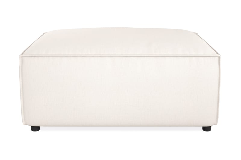 Cubo 1-sits  Rektangulär Fotpallsmodul i Tyg 80 cm bred - Ljusbeige - Möbler - Vardagsrum - Soffor - Modulsoffor - Övriga moduler till modulsoffa