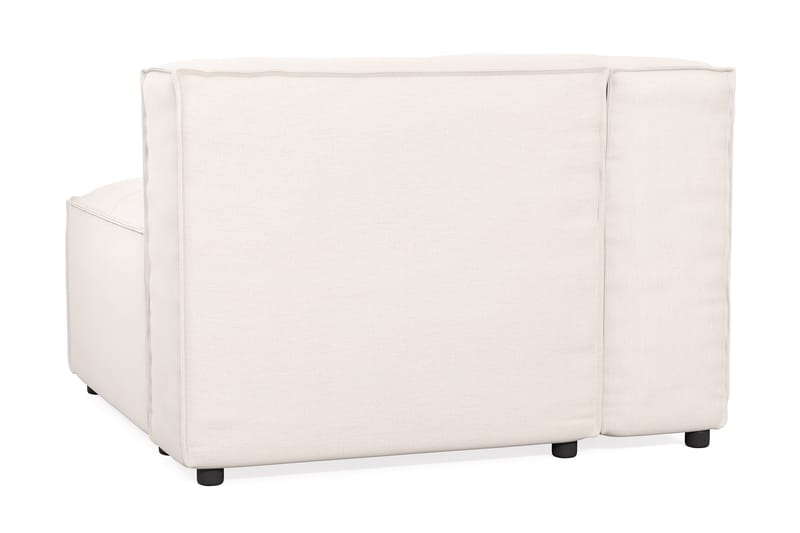 Cubo 1-sits Vänstermodul i Tyg 108 cm bred - Vit - Möbler - Vardagsrum - Soffor - Modulsoffor - Hörnmodul
