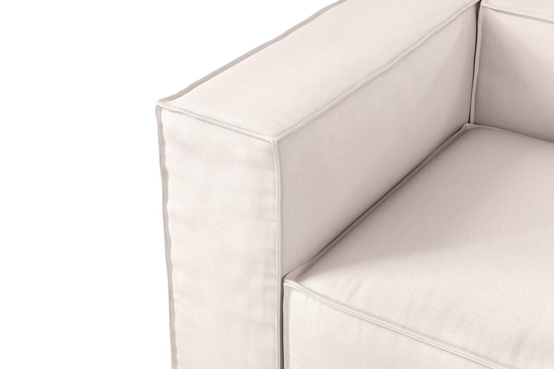 Cubo 1-sits Vänstermodul i Tyg 108 cm bred - Vit - Möbler - Vardagsrum - Soffor - Modulsoffor - Hörnmodul
