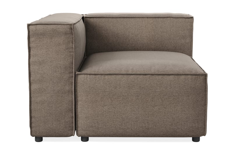 Cubo 1-sits Vänstermodul i Tyg - Grå - Möbler - Vardagsrum - Soffor - Modulsoffor - Hörnmodul