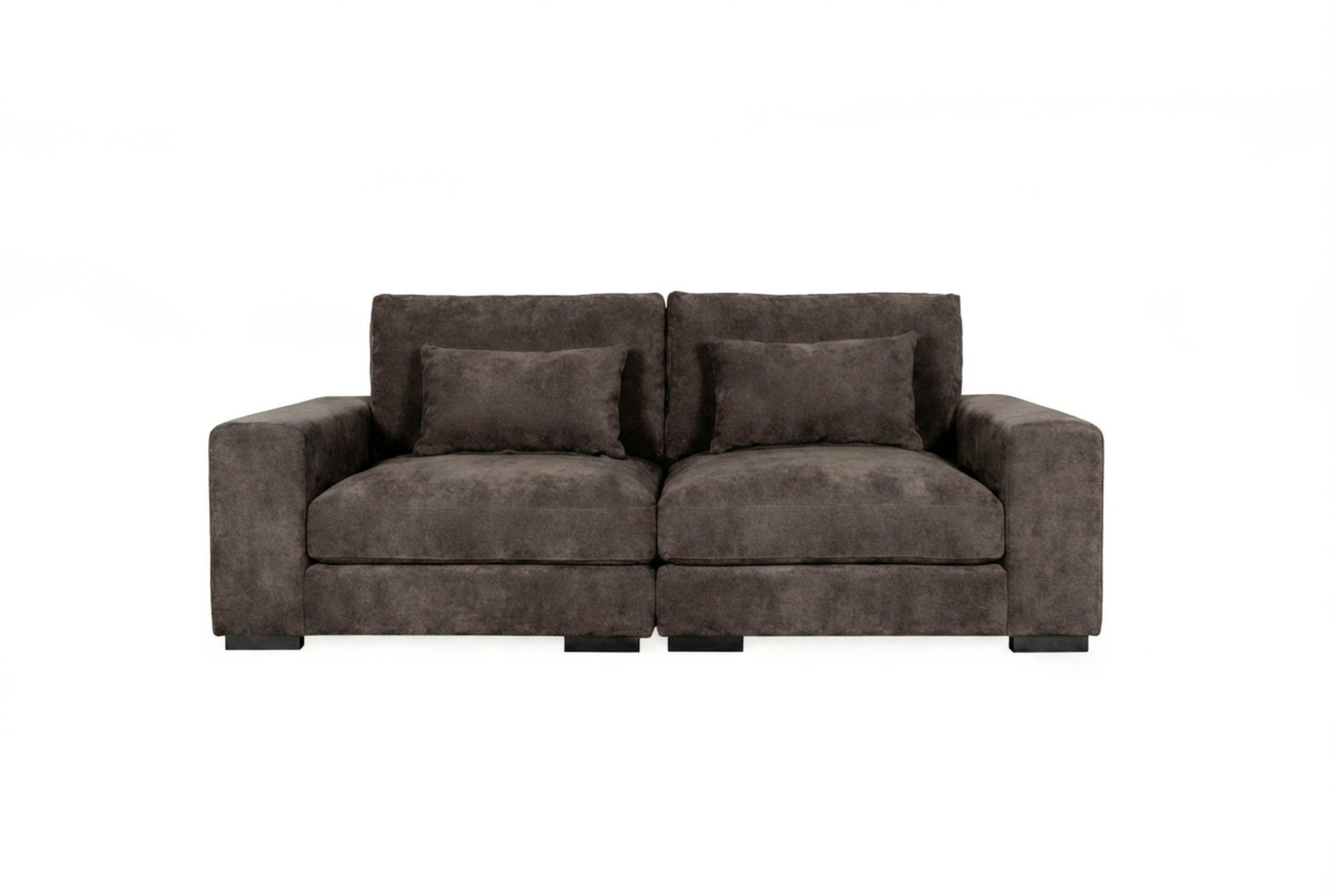Dubai 2-sits soffa Extra Djup - M&ouml;rkbrun
