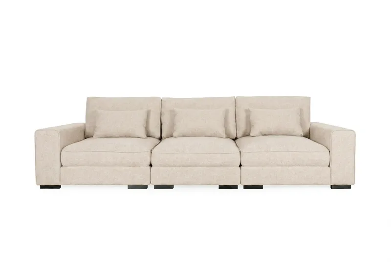 Dubai 3-sits soffa Extra Djup, Beige