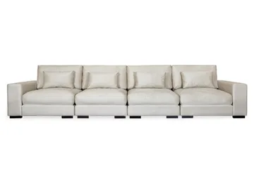 Dubai 4-sits soffa sammet Extra Djup