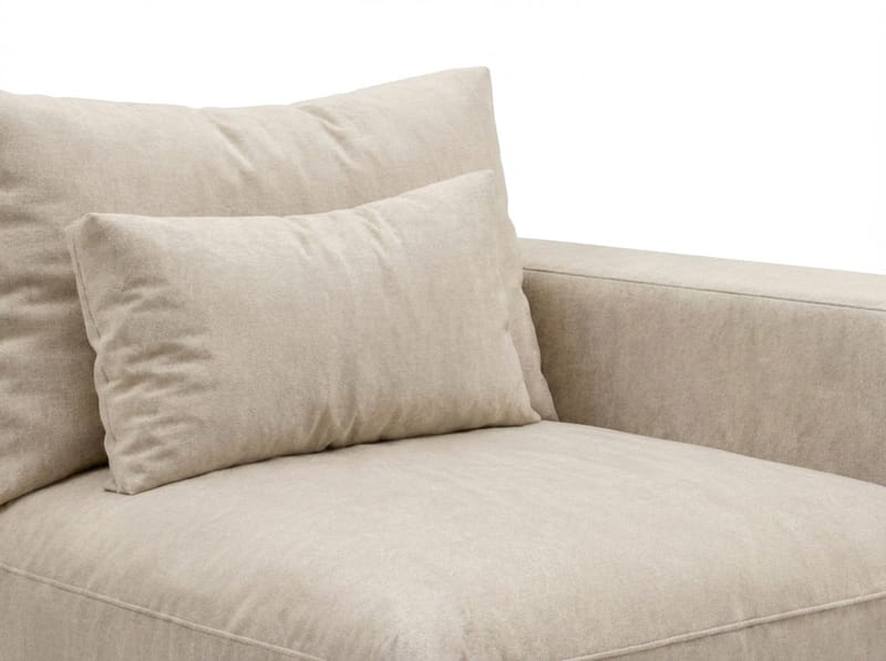 Dubai Armstöd Höger i Chenille - Beige - Möbler - Vardagsrum - Soffor - Modulsoffor - Hörnmodul
