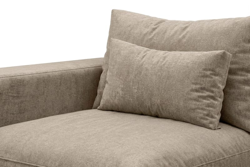 Dubai Armstöd Vänster i Tyg - Beige/Grå - Möbler - Vardagsrum - Soffor - Modulsoffor - Övriga moduler till modulsoffa