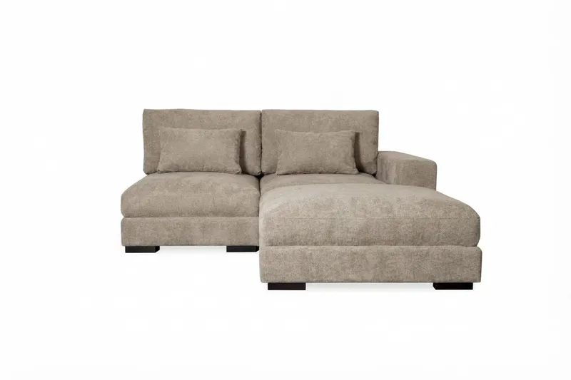 Dubai Divansoffa Vänster, Brun