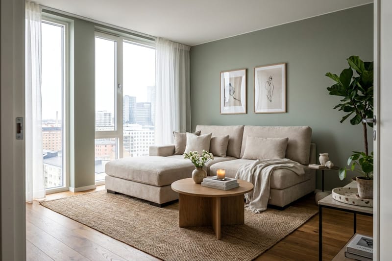 Dubai Divansoffa Vänster Extra Djup i Chenille - Beige - Möbler - Vardagsrum - Soffor - Modulsoffor - Komplett modulsoffa