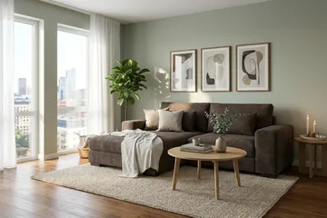 Dubai Divansoffa Vänster Extra Djup i Chenille - Mörkbrun - Möbler - Vardagsrum - Soffor - Modulsoffor - Komplett modulsoffa