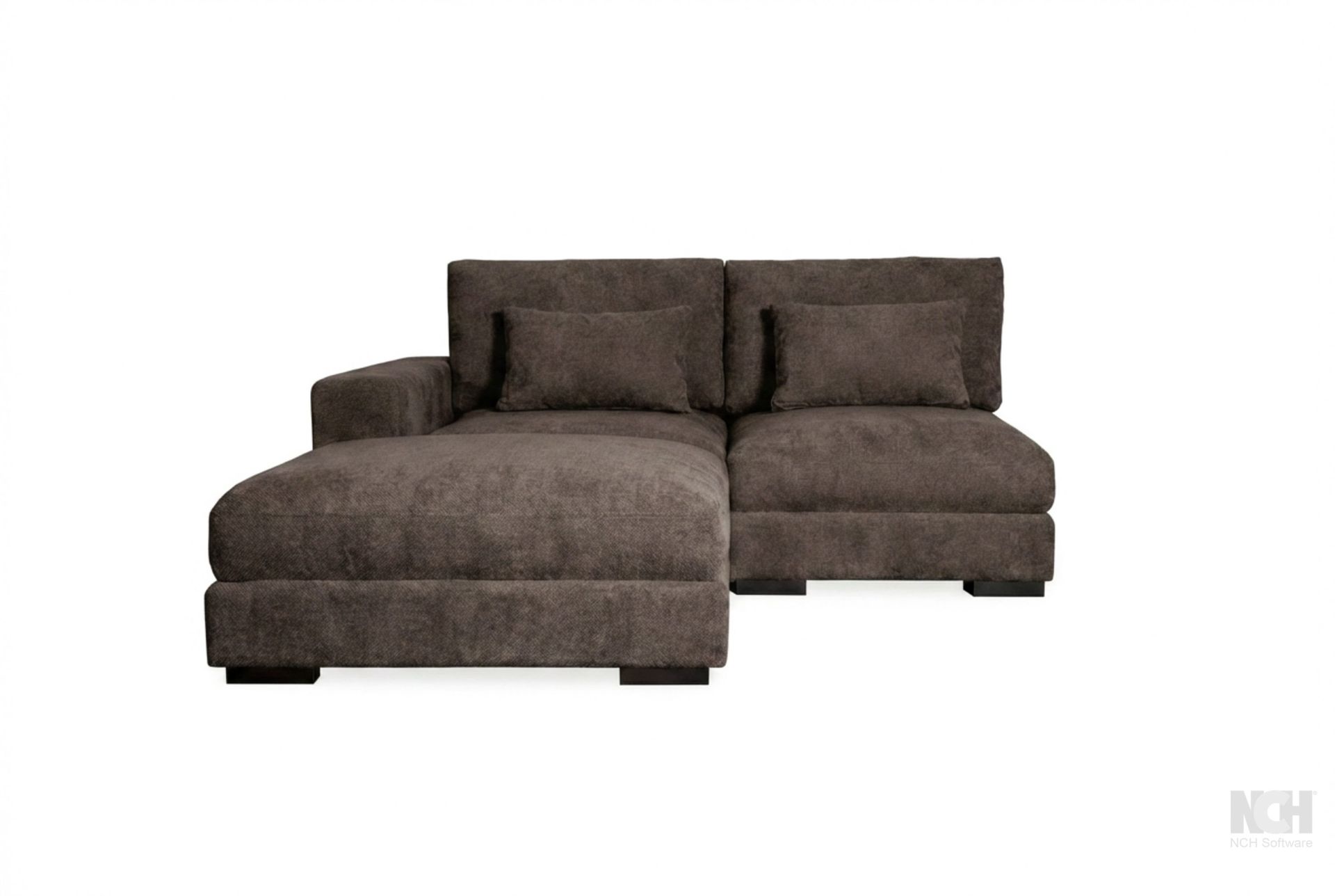 Dubai Divansoffa V&auml;nster - M&ouml;rkbrun