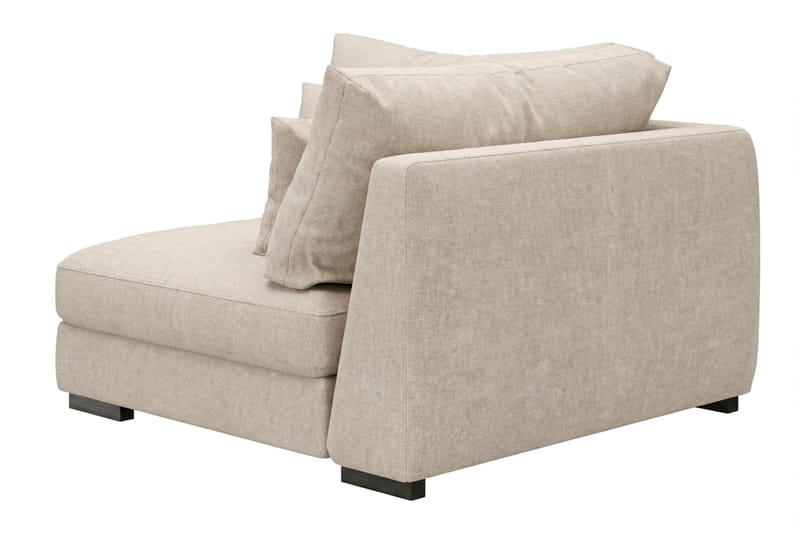 Dubai Hörnmodul i Chenille Extra Djup - Beige - Möbler - Vardagsrum - Soffor - Modulsoffor - Hörnmodul