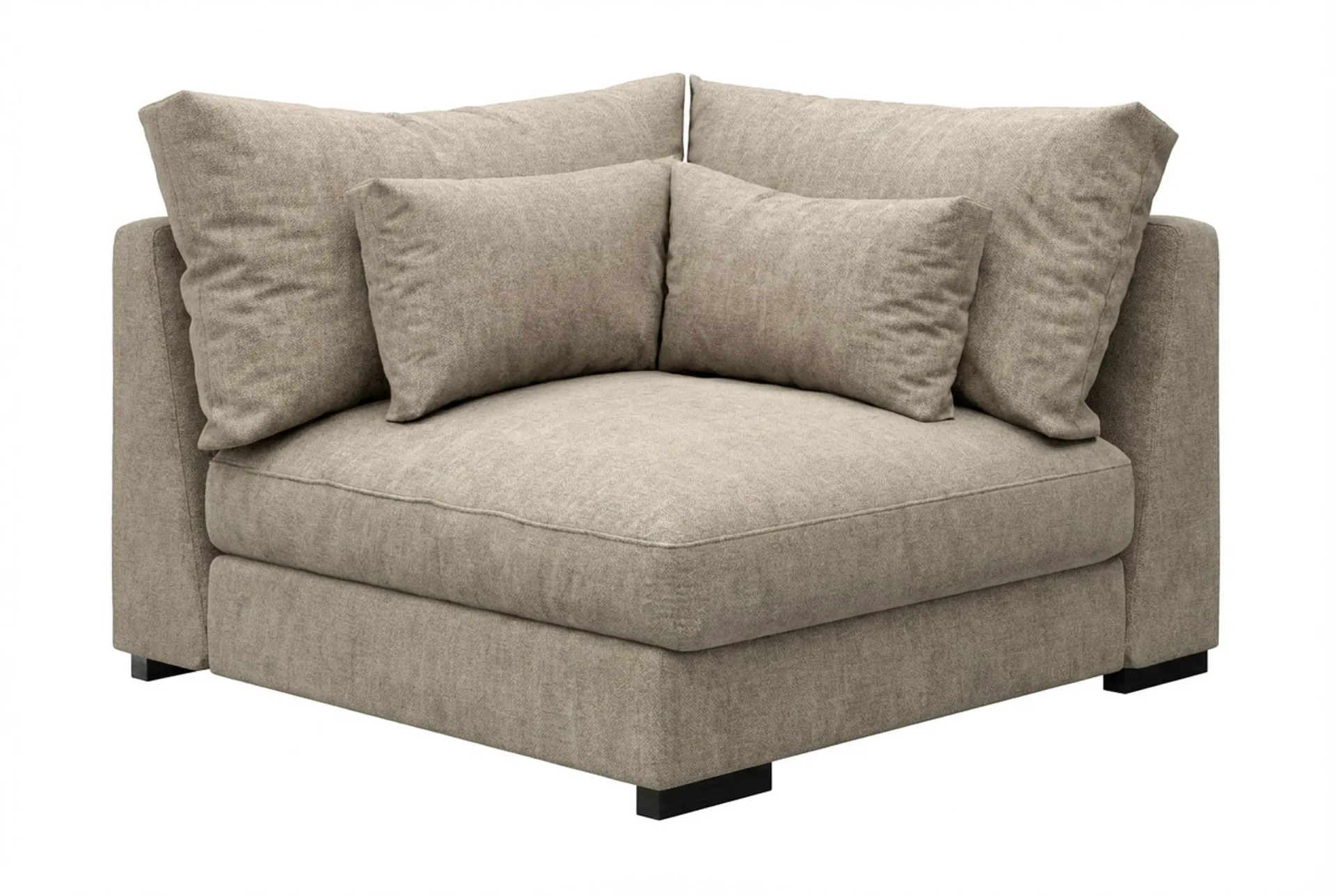 Dubai H&ouml;rnmodul i Tyg - Beige/Gr&aring;