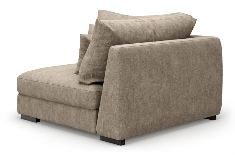 Dubai Hörnmodul i Tyg Extra Djup - Beige/Grå - Möbler - Vardagsrum - Soffor - Modulsoffor - Hörnmodul