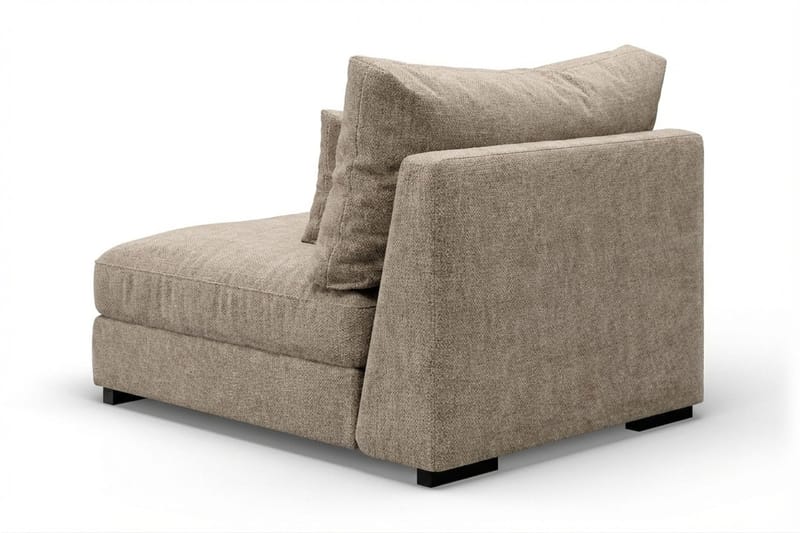 Dubai Mittmodul i Tyg Extra Djup - Beige/Grå - Möbler - Vardagsrum - Soffor - Modulsoffor - Mittmodul