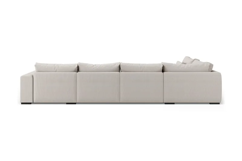 Dubai Stor U-modulsoffa med Divan Höger 432 cm Extra Djup - Beige - Möbler - Vardagsrum - Soffor - Modulsoffor - Komplett modulsoffa