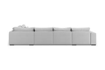 Dubai U-modulsoffa med Divan Vänster Extra Djup - Ljusgrå - Möbler - Vardagsrum - Soffor - Modulsoffor - Komplett modulsoffa