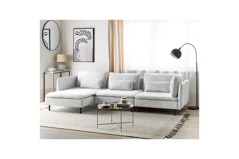 Modulsoffa Egeris Grå/svart, Högervänd - Grå - Möbler - Vardagsrum - Soffor - Divansoffa & schäslong