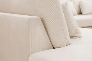Grande Stor 7-sits U-Soffa med Divan Höger - Beige Manchester - Möbler - Vardagsrum - Soffor - Modulsoffor - Komplett modulsoffa