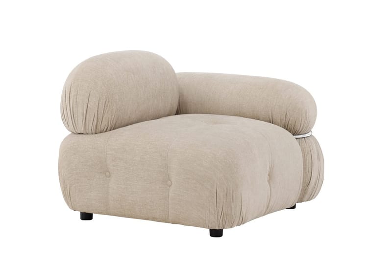 Högermodul Mika 95 cm - Beige - Möbler - Vardagsrum - Soffor - Modulsoffor - Hörnmodul