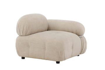Högermodul Mika 95 cm - Beige - Möbler - Vardagsrum - Soffor - Modulsoffor - Hörnmodul
