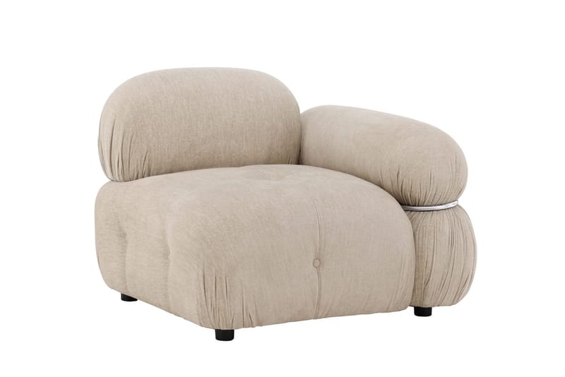 Högermodul Mika 95 cm - Beige - Möbler - Vardagsrum - Soffor - Modulsoffor - Hörnmodul