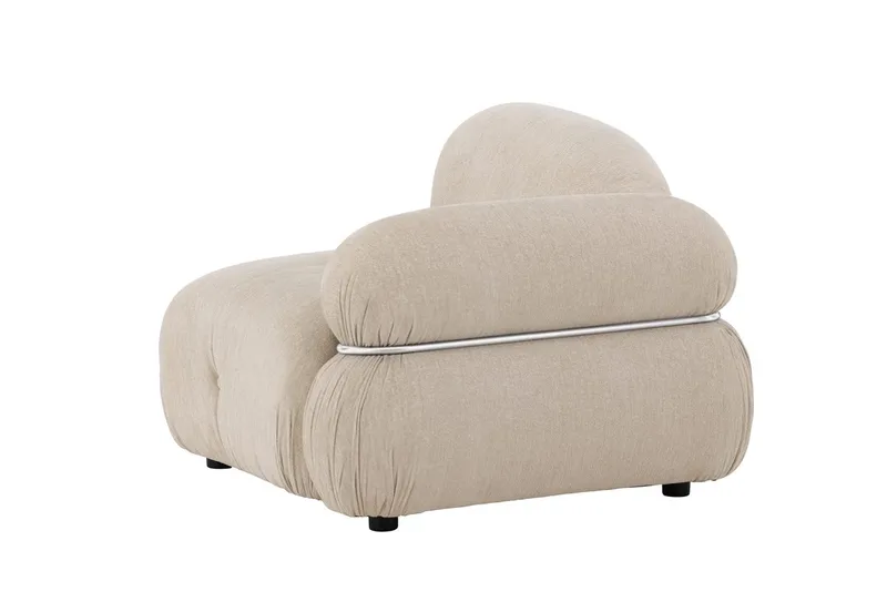 Högermodul Mika 95 cm - Beige - Möbler - Vardagsrum - Soffor - Modulsoffor - Hörnmodul