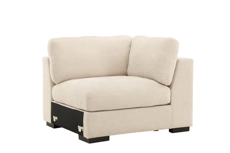 Högermodul Salerno i Tyg - Beige - Möbler - Vardagsrum - Soffor - Modulsoffor - Hörnmodul