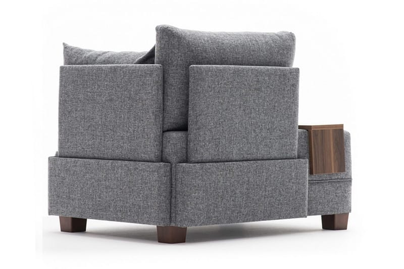 Algeria Fåtölj Höger - Grå - Möbler - Vardagsrum - Soffor - Modulsoffor - Hörnmodul