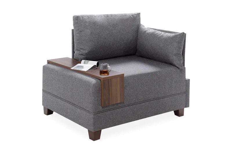 Algeria Fåtölj Höger, Grå