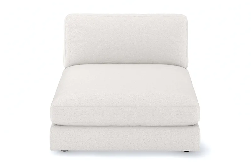 Arken 1-sits Divanmodul i Bouclé - Vit - Möbler - Vardagsrum - Soffor - Modulsoffor - Hörnmodul