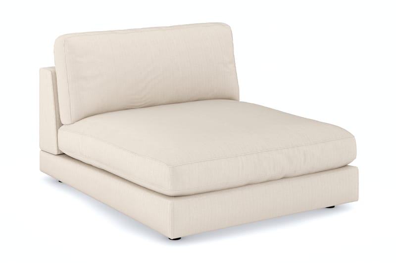 Arken 1-sits Divanmodul i Manchester - Beige - Möbler - Vardagsrum - Soffor - Modulsoffor - Hörnmodul